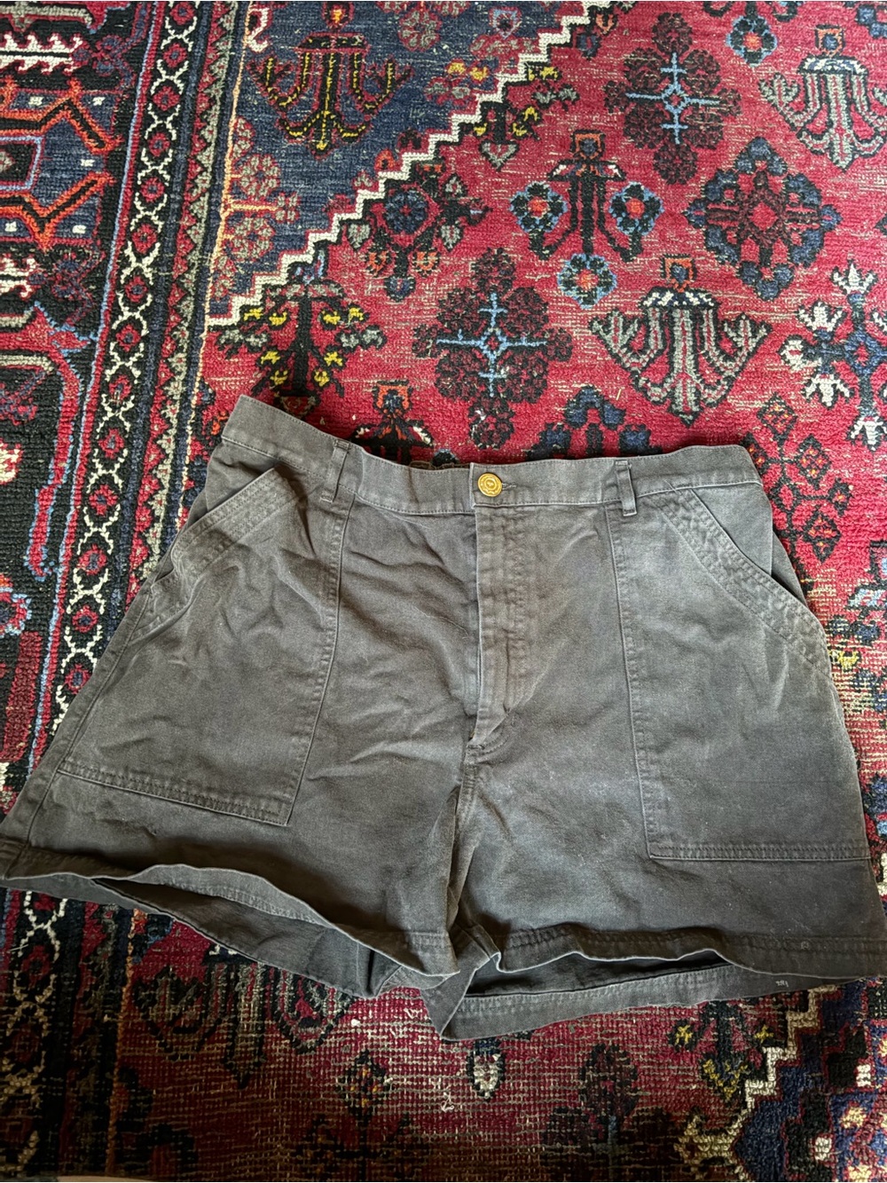 Big Bud Press Work Shorts Xl Espresso Brown